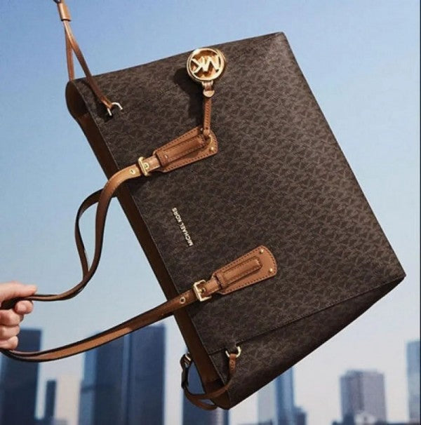 VOYAGER TOTE COFFEE BROWN BAG