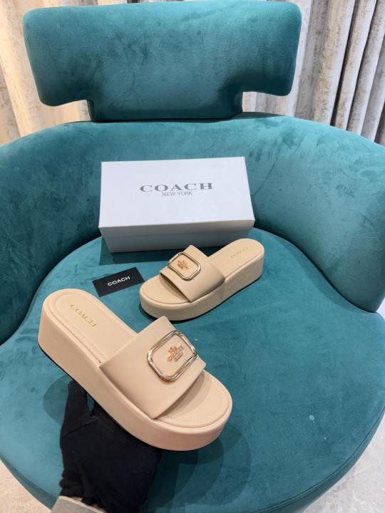 CH BEIGE PLATFORM SLIDE