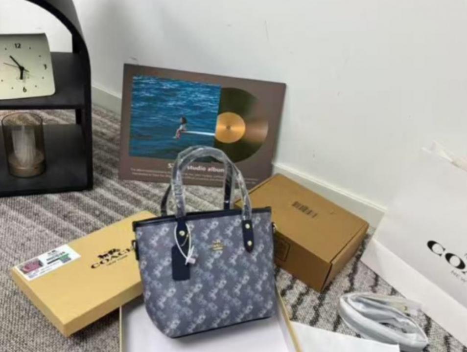 CARRIAGE BLUE MINI TOTE BAG