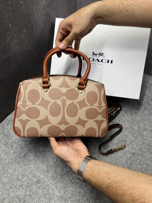CARRYALL APRICOT BROWN DUST BAG