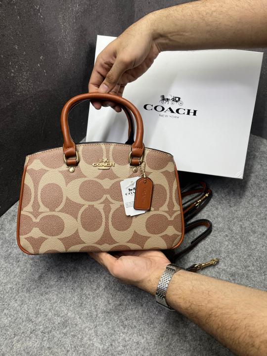 CARRYALL APRICOT BROWN DUST BAG