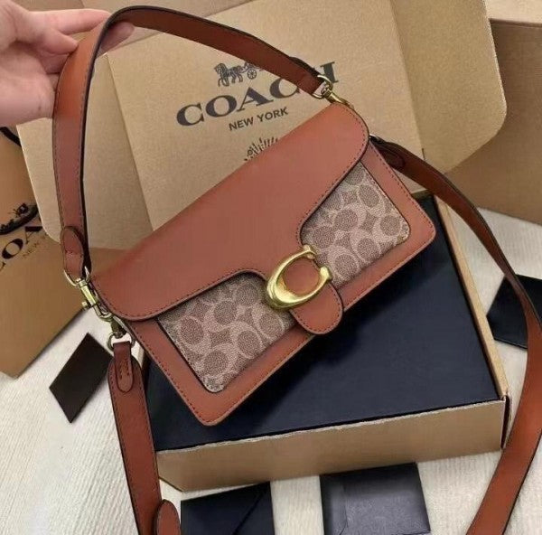 TABBY DUST SHOULDER BROWN BAG