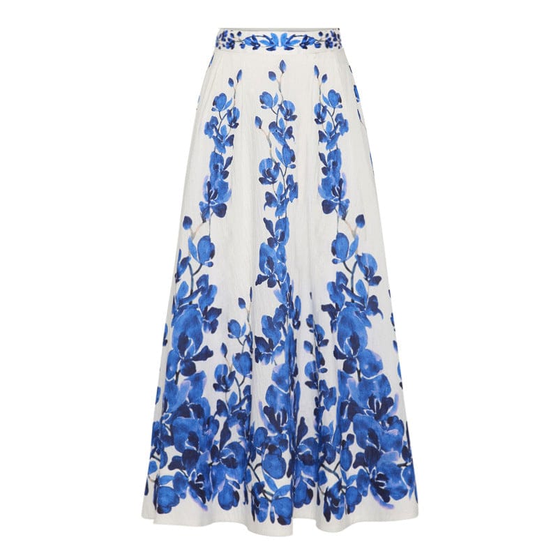 NEW FLORAL SWIMSUIT WITH SKIRT 2503