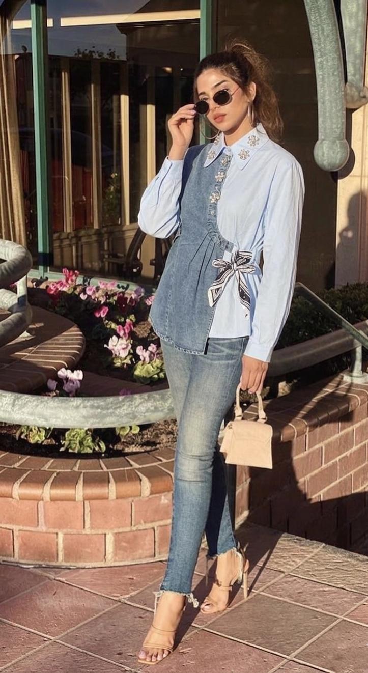 DENIM KNOT SHIRT 1606