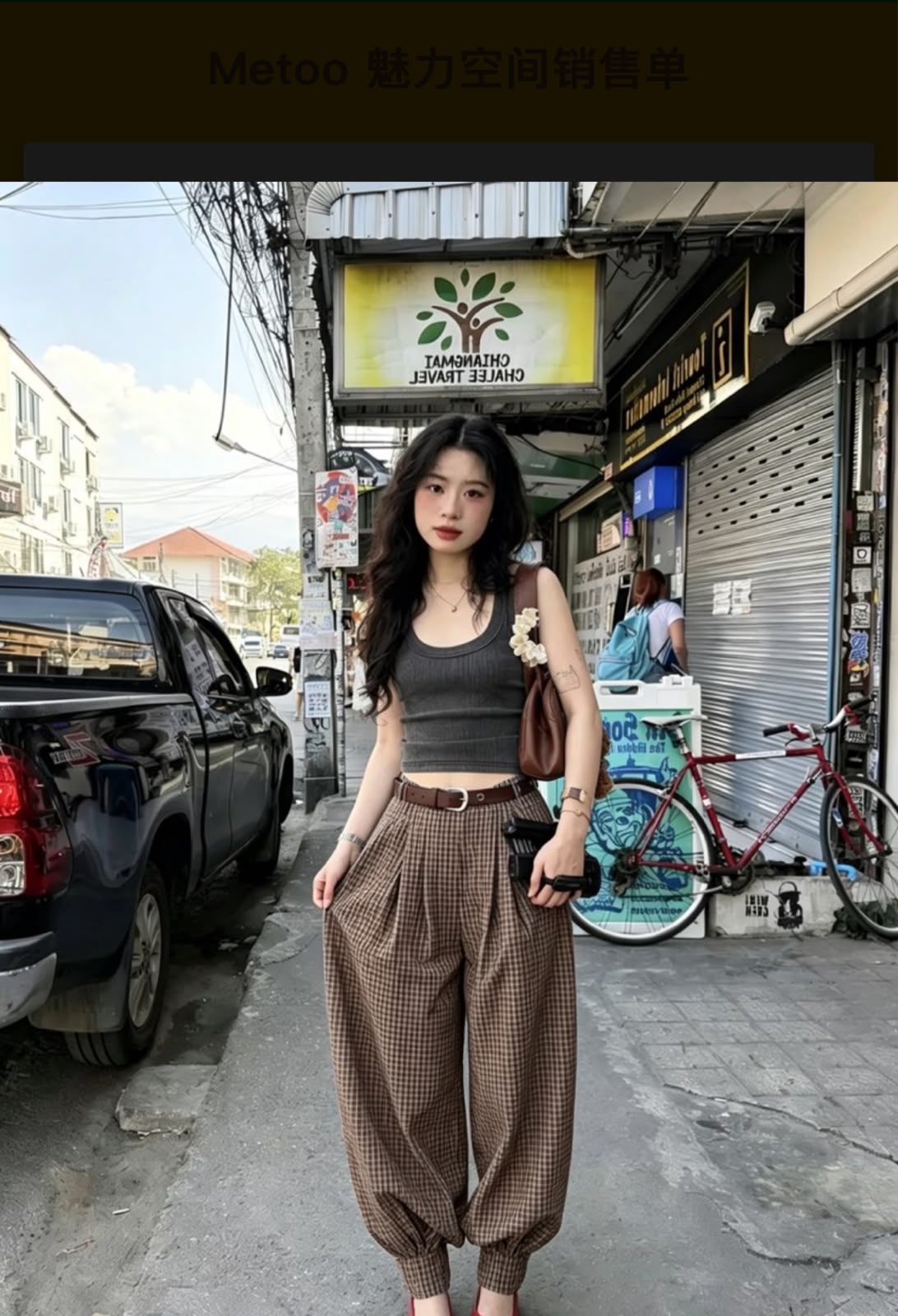 Zara high-waist balloon trousers