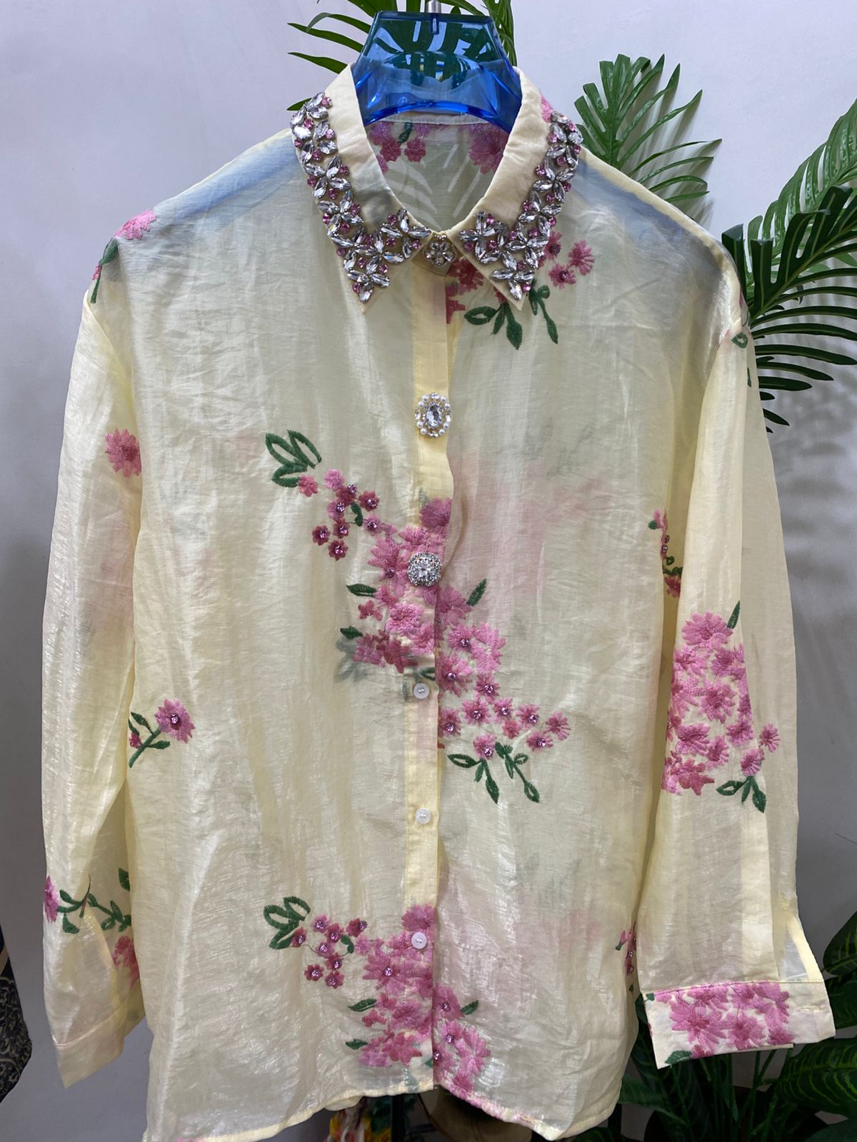 luxe Embroidered Shirt