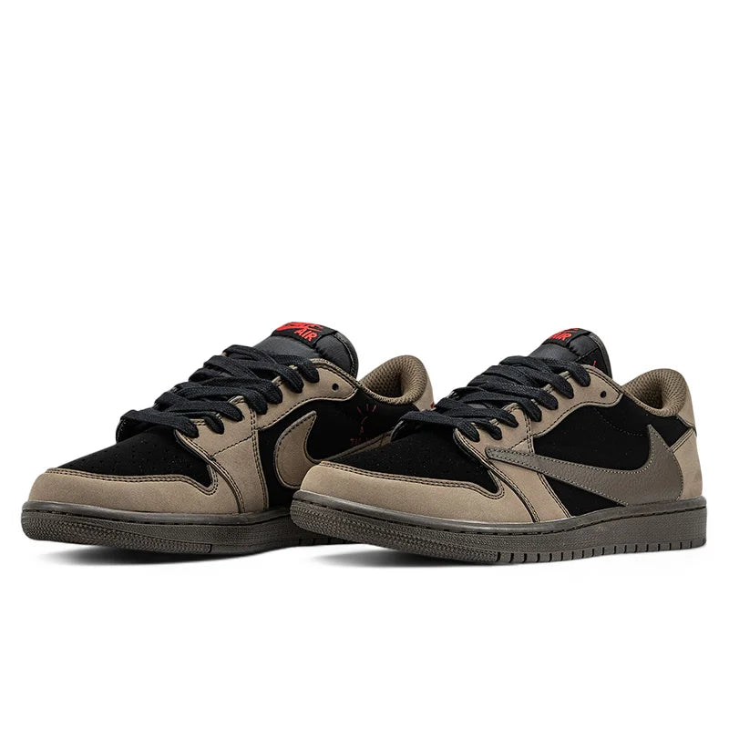 TRAVIS SCOTT X AJ 1 LOW OG VELVET BROWN