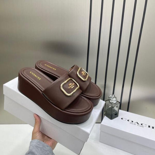 CH ELOSI BROWN PLATFORM SLIDE
