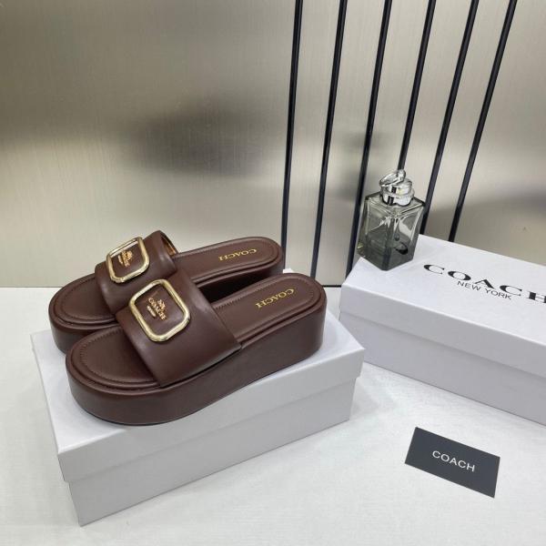 CH ELOSI BROWN PLATFORM SLIDE