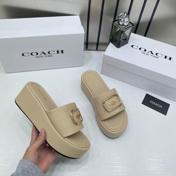 CH BEIGE PLATFORM SLIDE