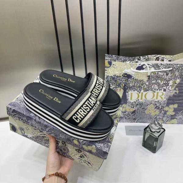 D-WAY RAFFIA PLATFORM SLIDE