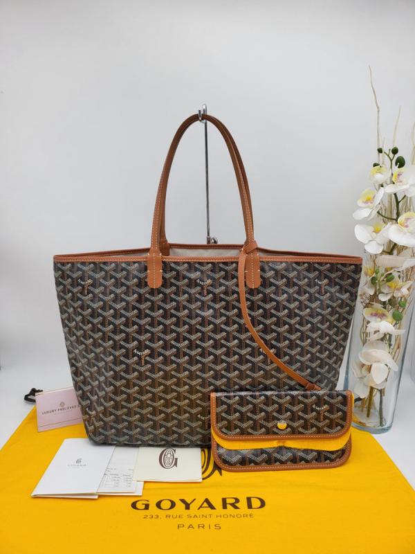 G-YARD TOTE BLACK BROWN BAG
