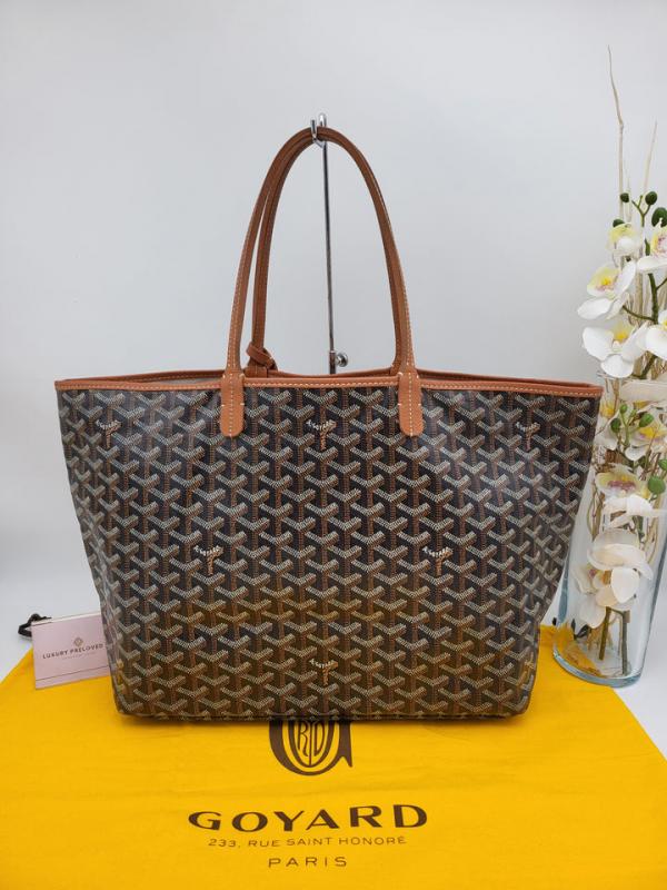 G-YARD TOTE BLACK BROWN BAG