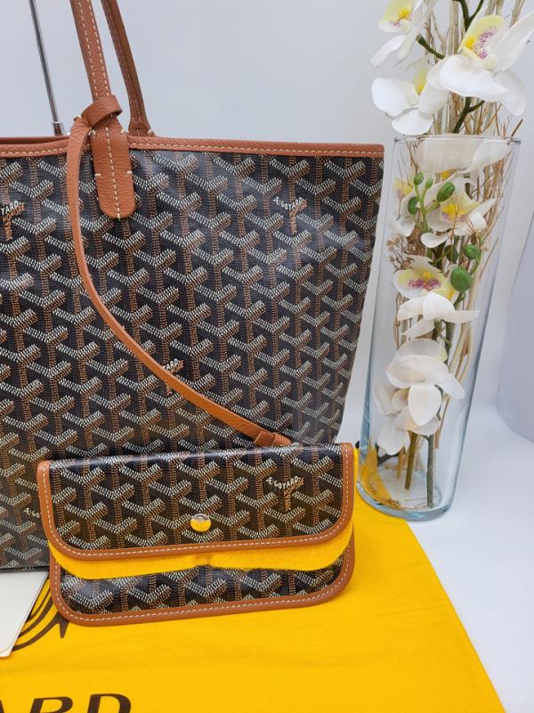 G-YARD TOTE BLACK BROWN BAG