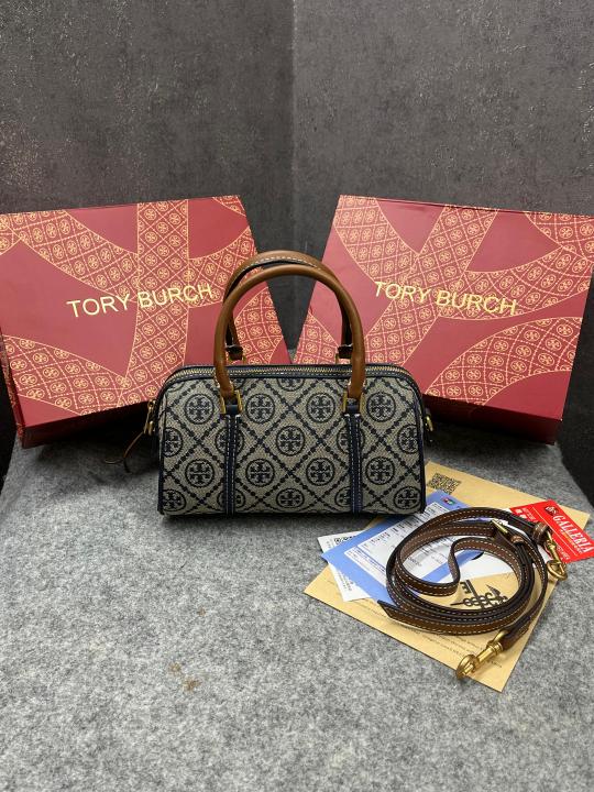 TORY BURCH T MONOGRAM BARREL DUST BAG