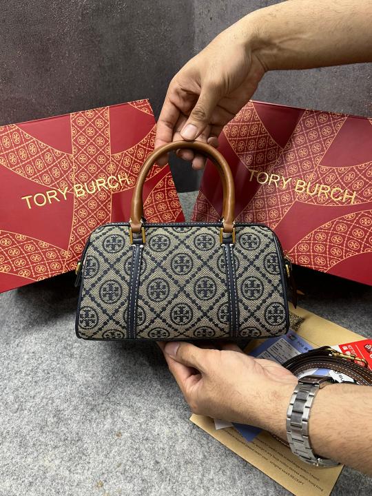 TORY BURCH T MONOGRAM BARREL DUST BAG