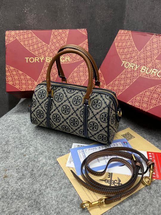 TORY BURCH T MONOGRAM BARREL DUST BAG