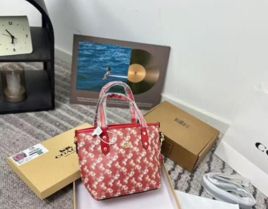 CARRIAGE RED MINI TOTE BAG