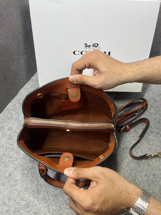 CARRYALL APRICOT BROWN  DUST BAG