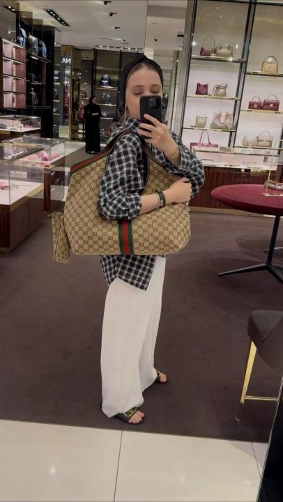 GIGLIO BEIGE BROWN DUST BAG