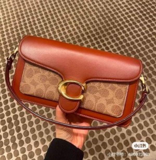 TABBY DUST SHOULDER CHOCO BAG