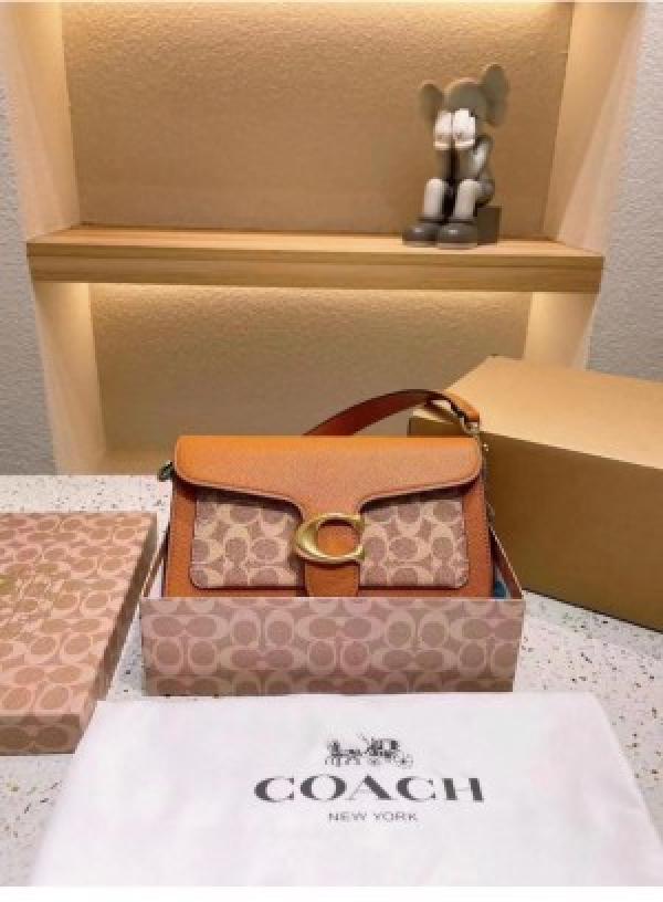 TABBY DUST SHOULDER CHOCO BAG