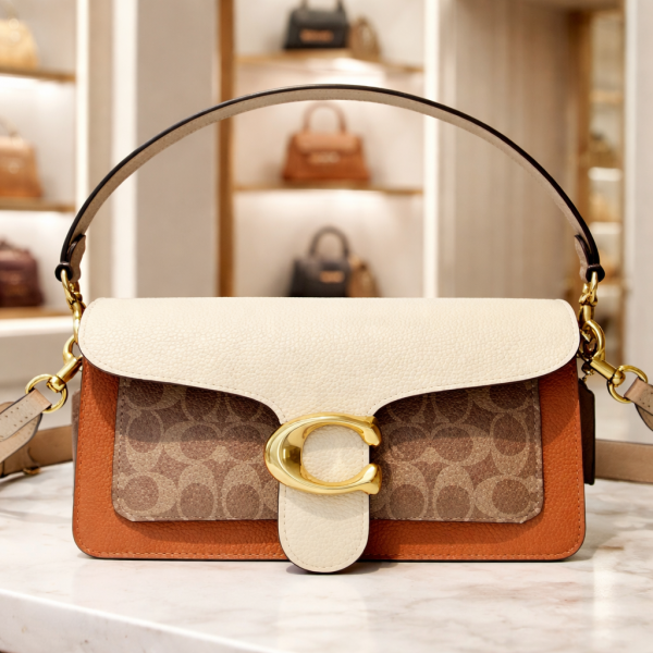 TABBY DUST SHOULDER BROWN BAG