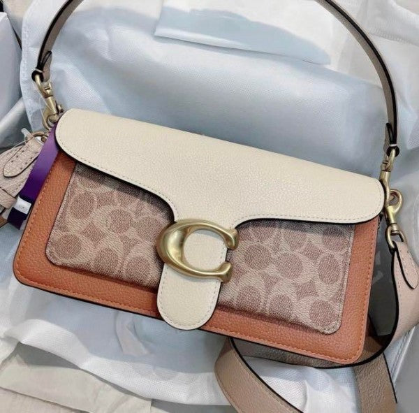 TABBY DUST SHOULDER BROWN BAG