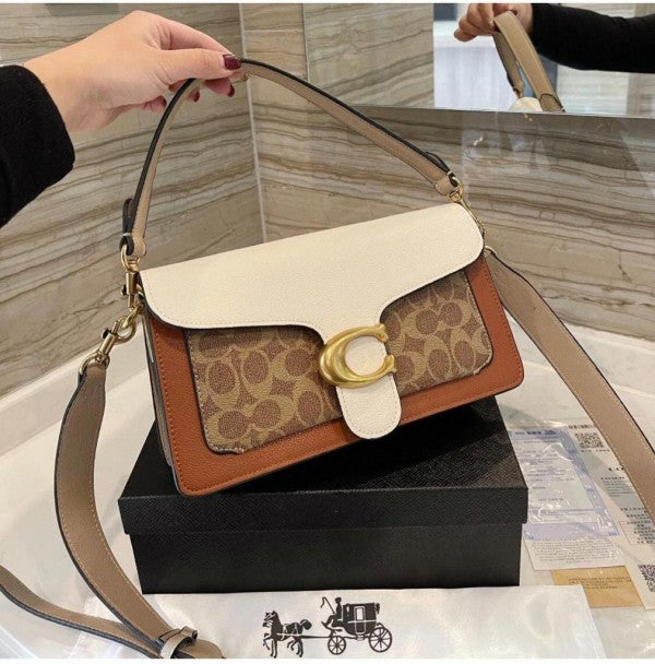 TABBY DUST SHOULDER BROWN BAG