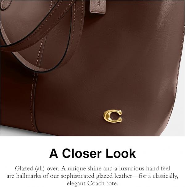 COACH BROWN TOTE BAG