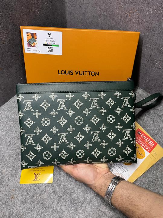 POCHETTE TOGO DARK GREEN DUST BAG