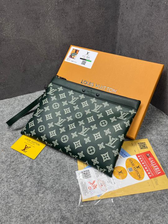 POCHETTE TOGO DARK GREEN DUST BAG