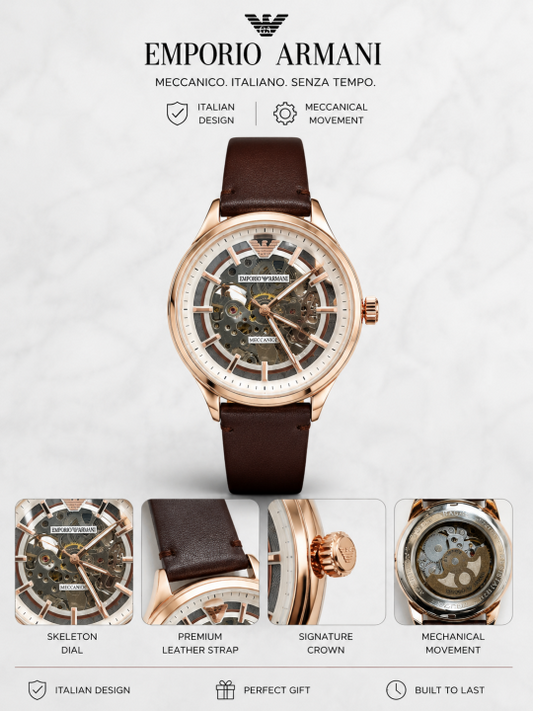 Arman-i Skeleton rose gold tone