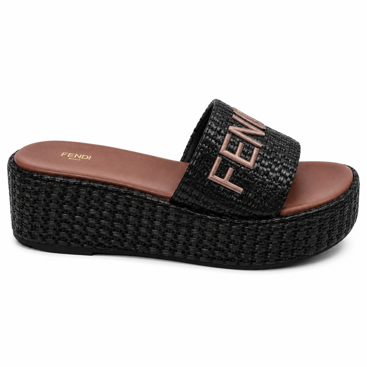 FNDI BROWN PLATFORM SLIDE