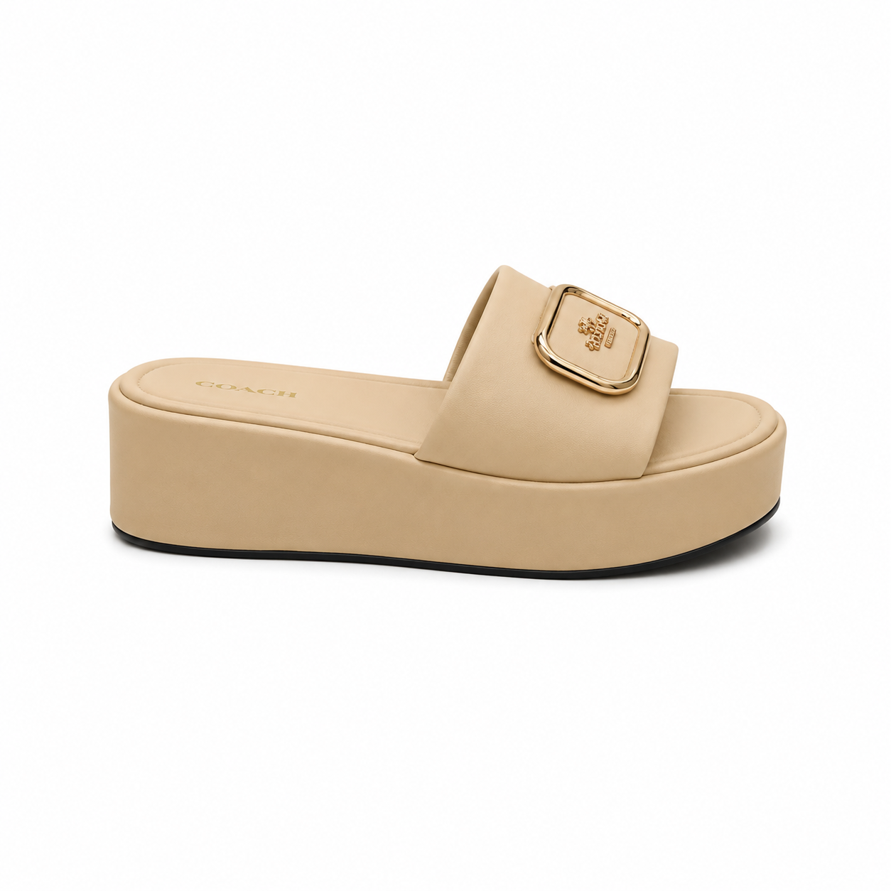 CH BEIGE PLATFORM SLIDE