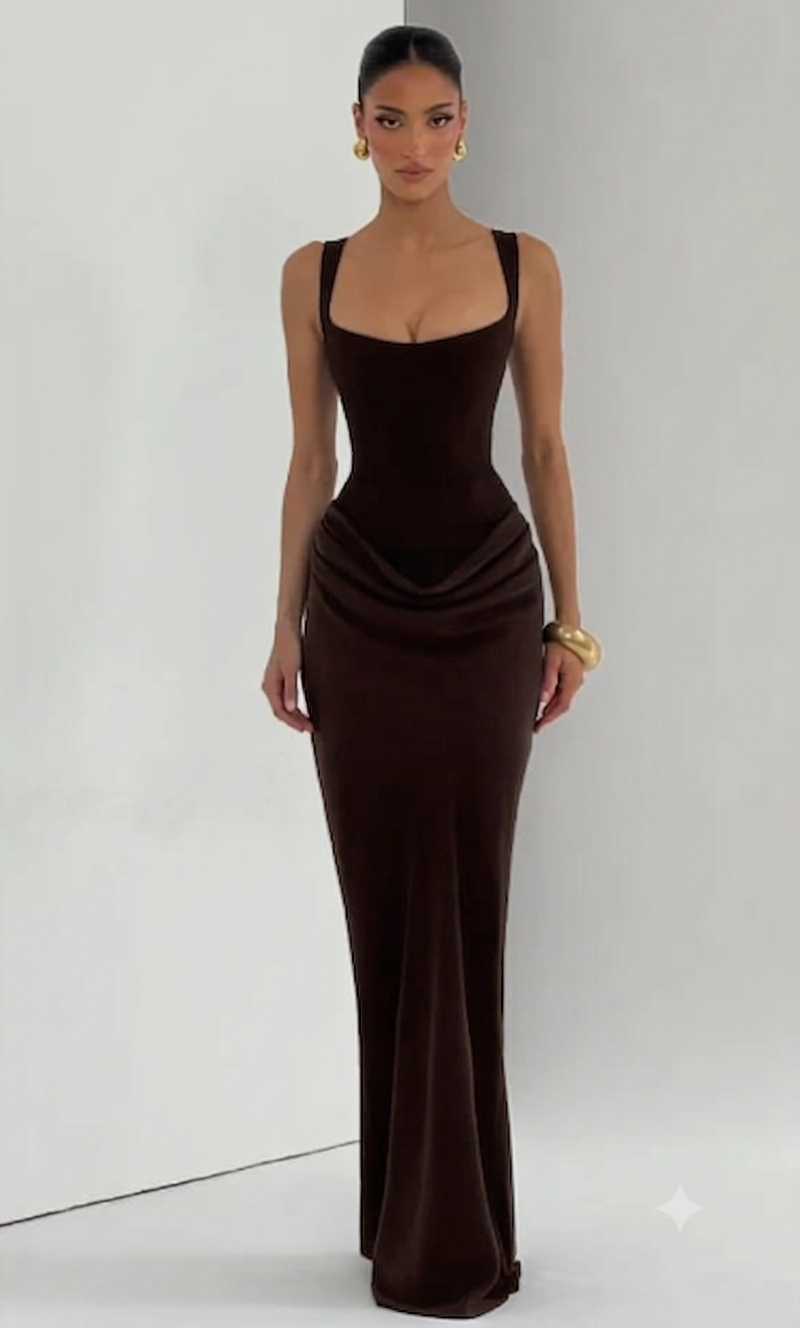 STRUCTURED CORSET-STYLE DRESS 1106