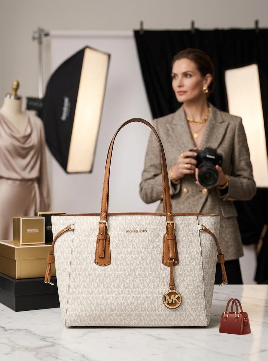 LATEST MICHAEL KORS VOYAGER TOTE HANDBAG