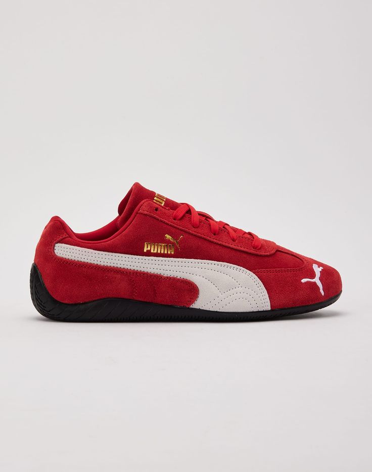 OG RED SPEED-CAT SUEDE