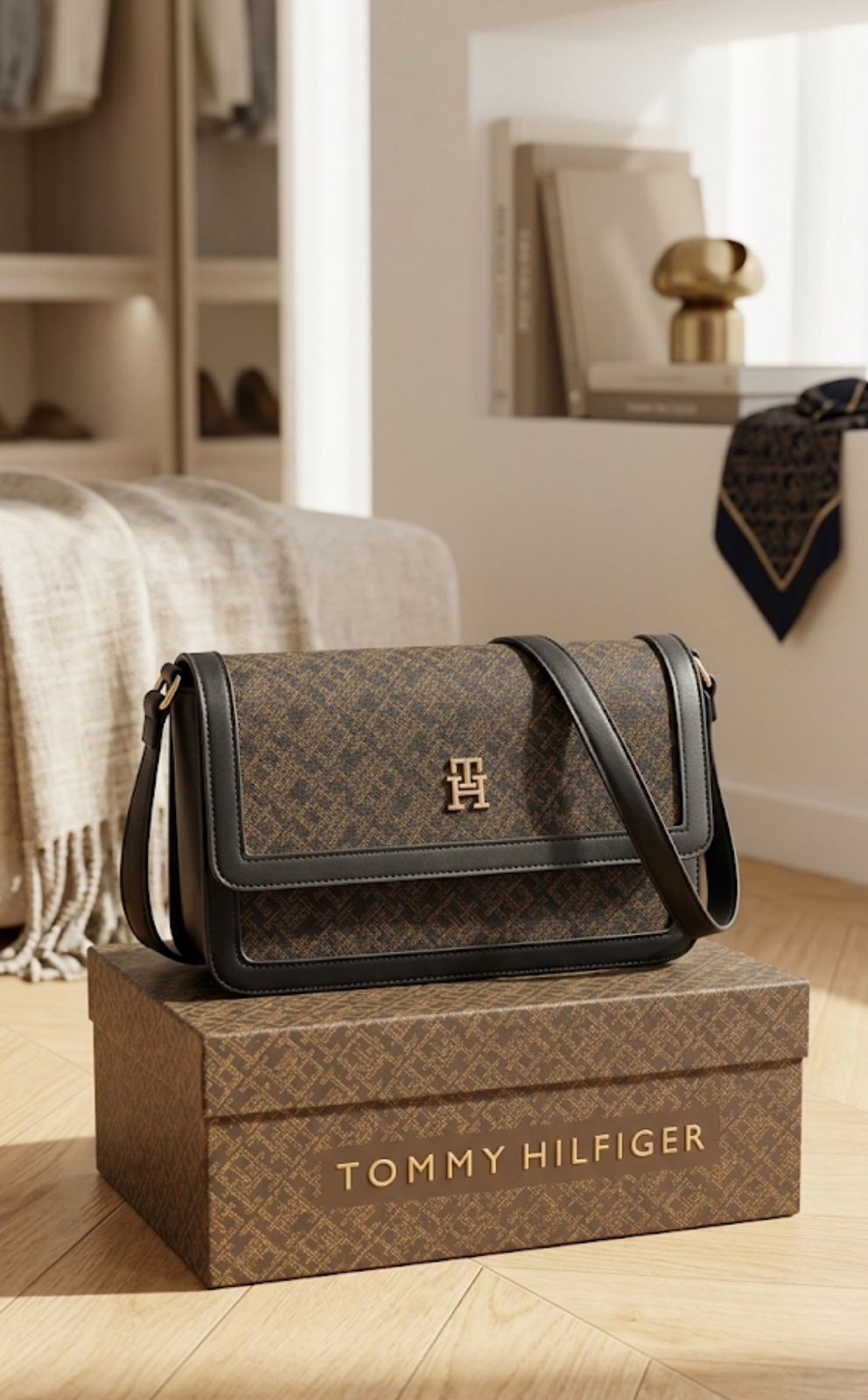 Tommy Hilfiger Classic TH Monogram Handbag