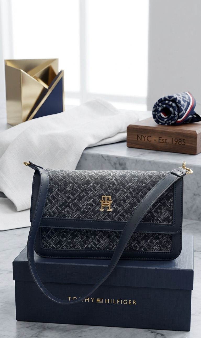 Tommy Hilfiger Classic TH Monogram Handbag