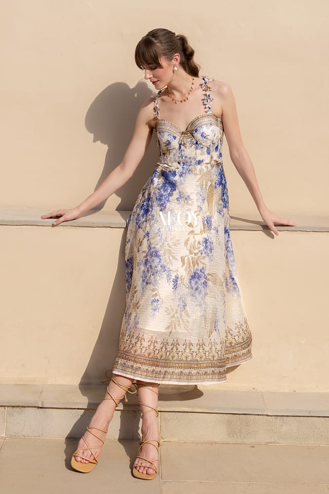 ZIMMERMAN INSPIRED FLORAL DRESS 2002