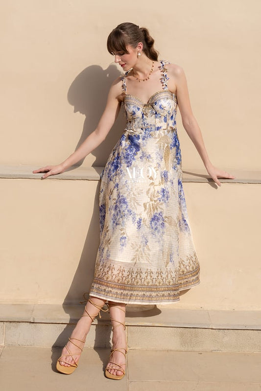 ZIMMERMAN INSPIRED FLORAL DRESS 2002
