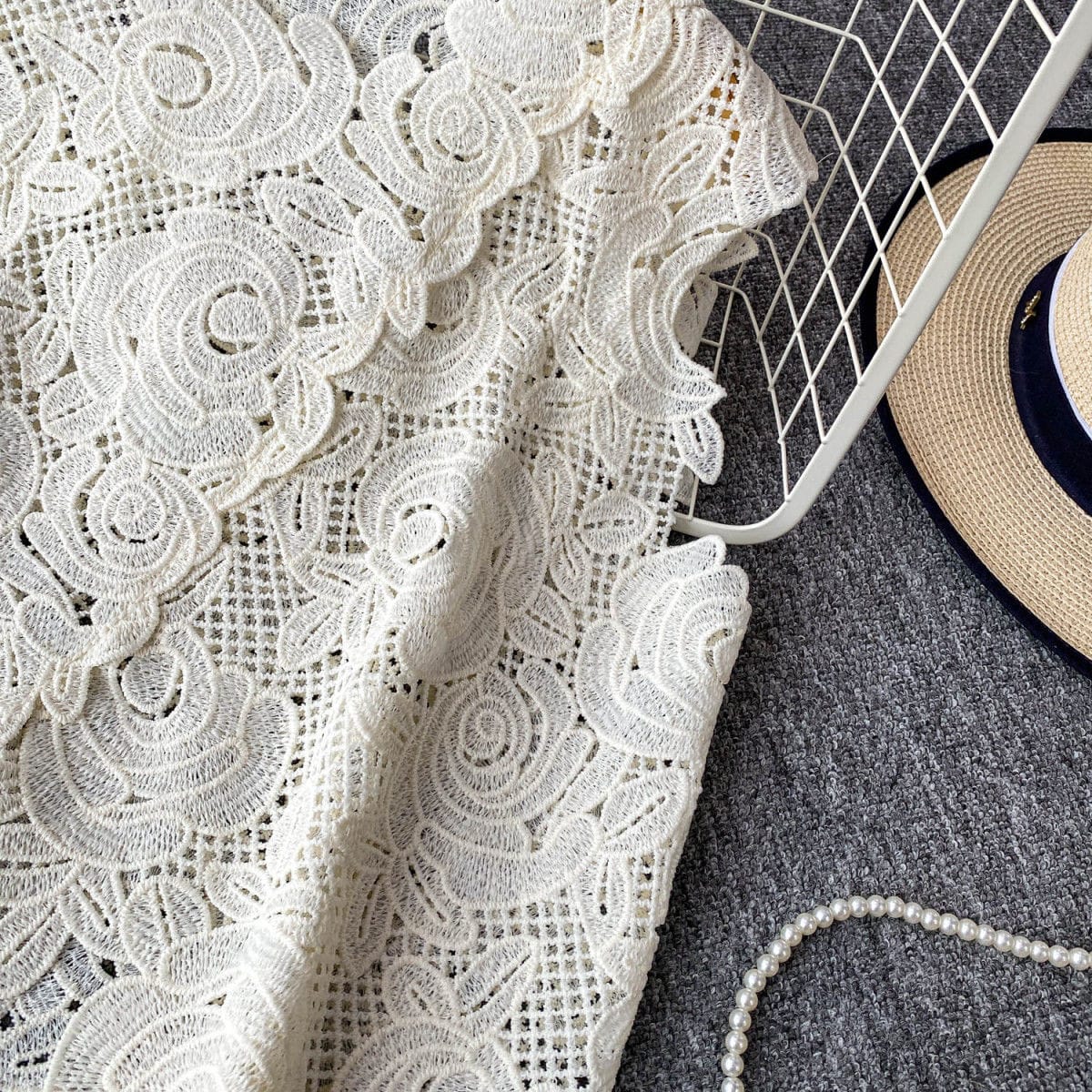 STYLISH CROCHET KNIT TOP 2002