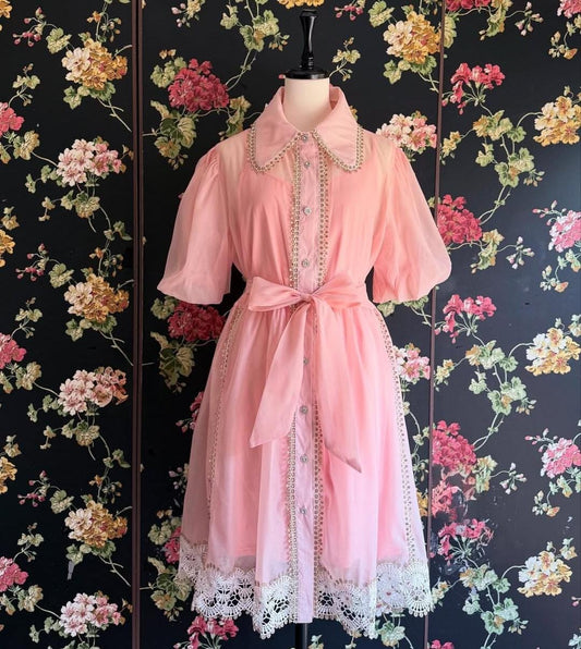RETRO LACE DETAILED DRESS WITH INNER 2002