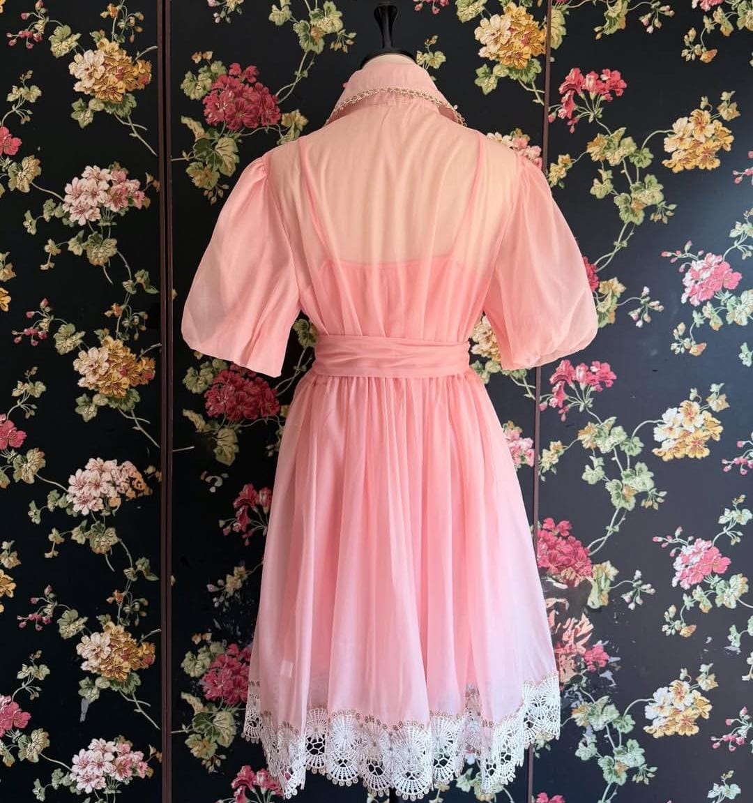 RETRO LACE DETAILED DRESS WITH INNER 2002
