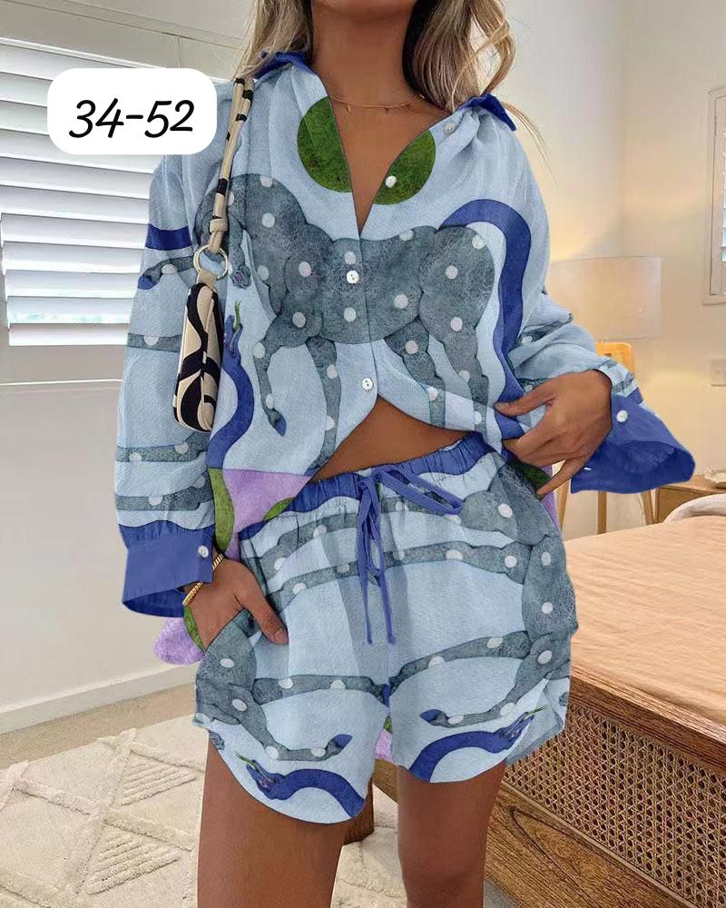PREMIUM SUMMER SHORTS CO-ORD SET 2002