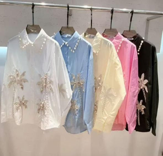 TRENDY KOREAN-STYLE WOMEN’S SHIRT – READY STOCK 2002