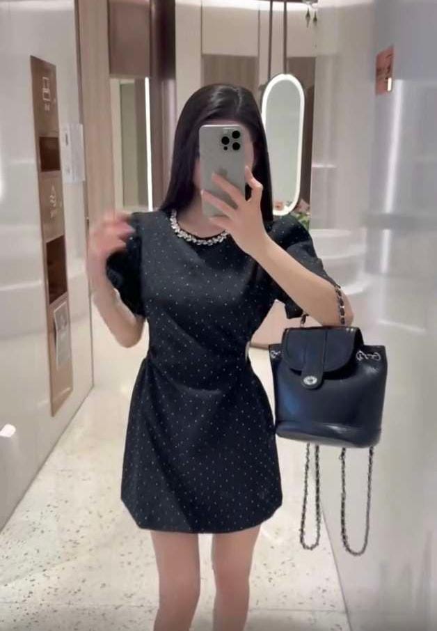 EMBELLISHED EMBROIDERED DRESS 0603
