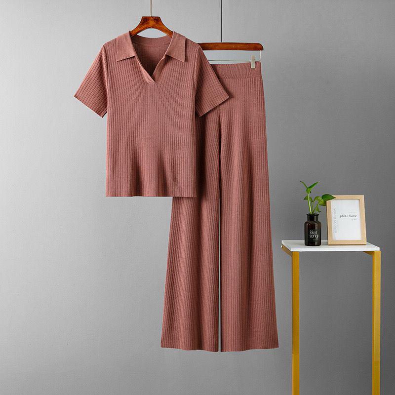SOFT KNITTED COLLAR TOP 0603