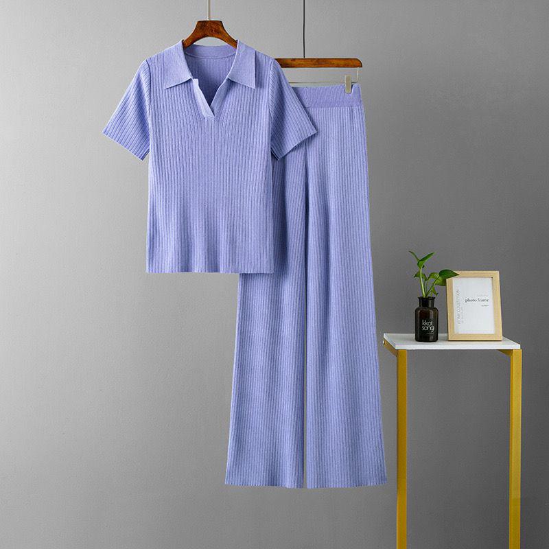 SOFT KNITTED COLLAR TOP 0603